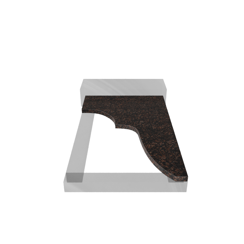 Надгробная плита гранит  Дымовский 1000/600/30 № 6