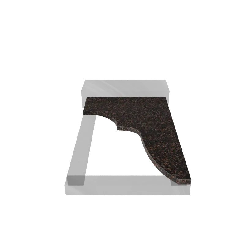 Надгробная плита гранит  Дымовский 1000/600/30 № 6