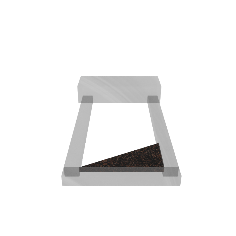 Надгробная плита гранит  Дымовский 500/300/20 № 12