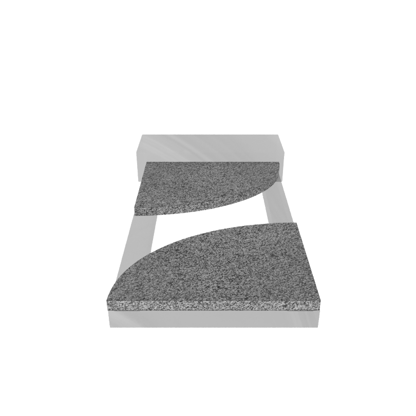 Надгробная плита гранит  Сибирский 400/600/30 - 2 шт  № 10