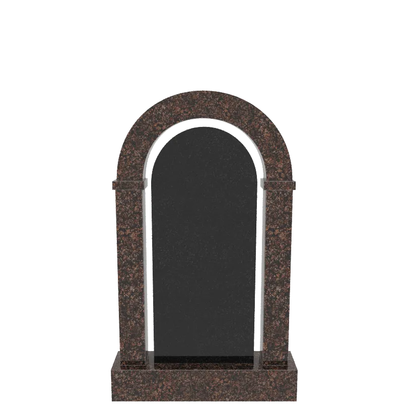 Мемориальный комплекс  комбинированный гранит Габбро; гранит Дымовский № МК-01-ГД (СТ 1400)