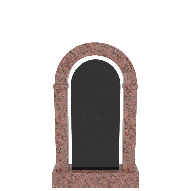 Мемориальный комплекс  комбинированный гранит Габбро; гранит Винга № МК-01-ГВ (СТ 1400)