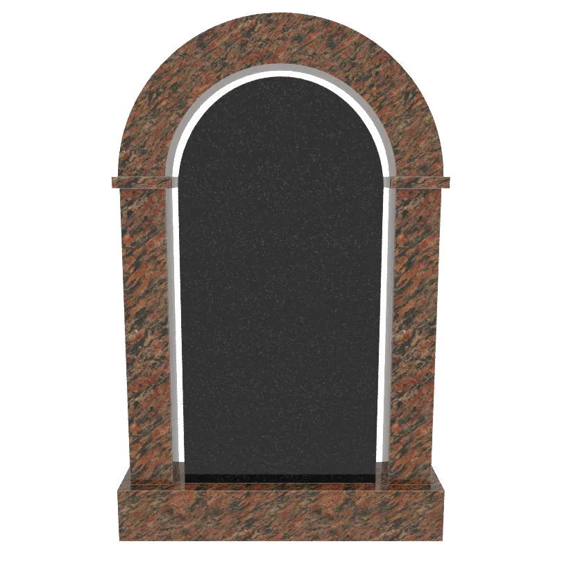 Мемориальный комплекс  комбинированный гранит Габбро; гранит Калгуваара № МК-01-ГК (СТ 1800)