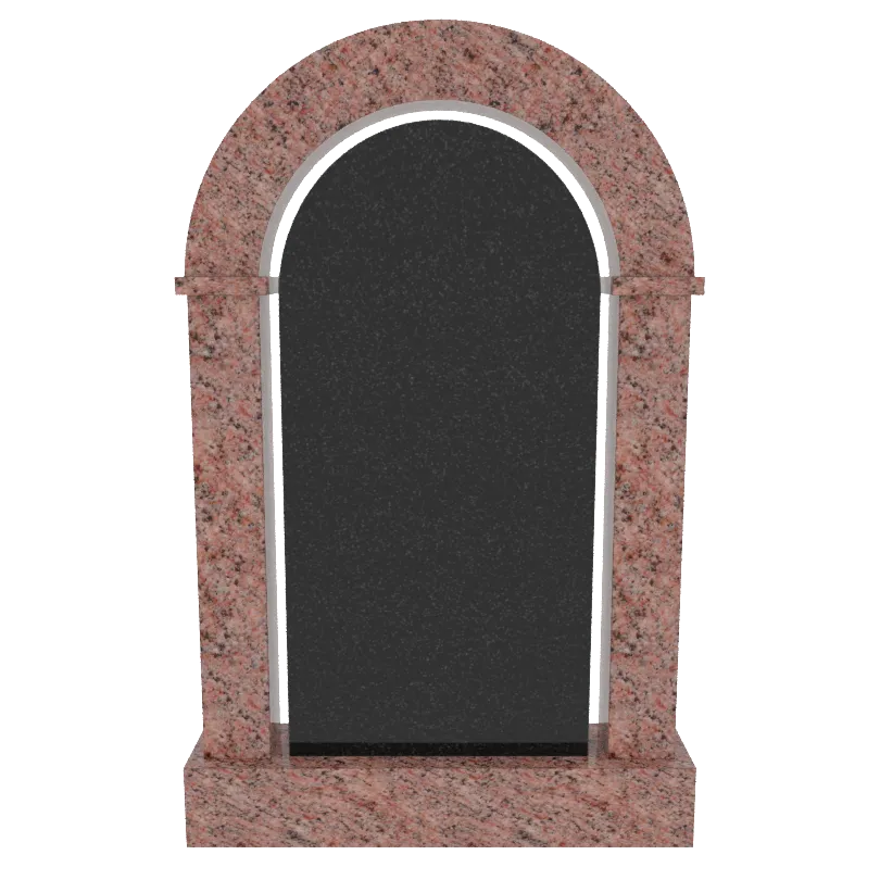 Мемориальный комплекс  комбинированный гранит Габбро; гранит Винга № МК-01-ГВ (СТ 1800)