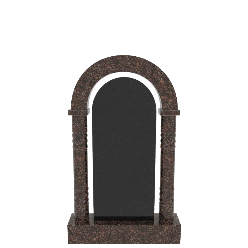 Мемориальный комплекс  комбинированный гранит Габбро; гранит Дымовский № МК-01-ГД (КР 1400)