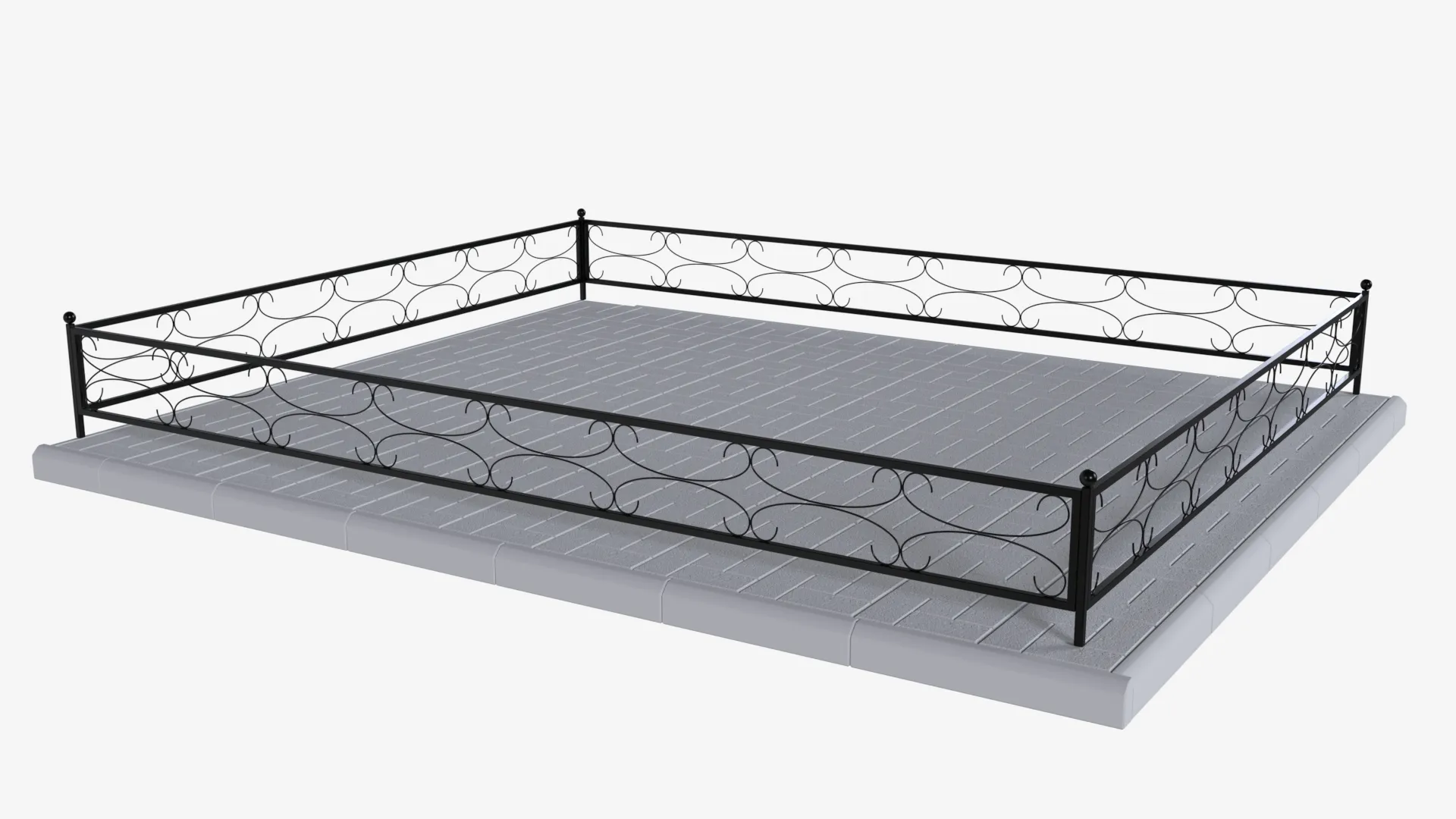 Ограждение металлическое № СВ-07