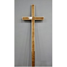Крест деревянный прямой лак католический 2,1 м